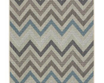 Dywan outdoor Zig Zag Blue