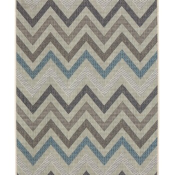 Dywan outdoor Zig Zag Blue