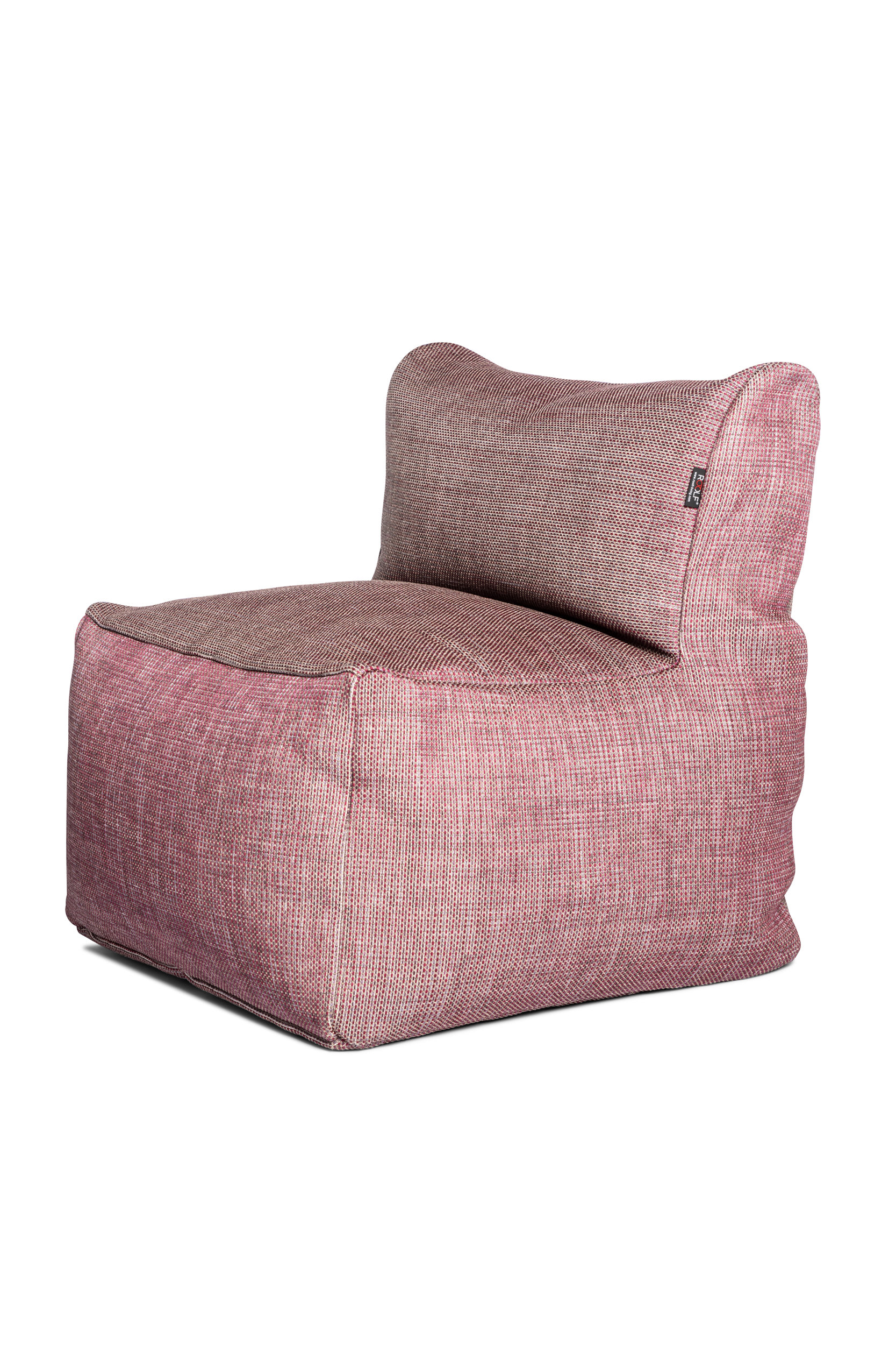 Roolf Outdoor Living Dotty Pouf Extra Large Raspberry Side