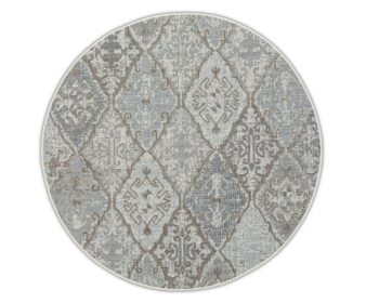 Okrągły dywan zewnętrzny - Brighton Grey - szary