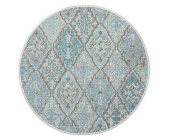 Okrągły dywan zewnętrzny - Brighton Turquoise