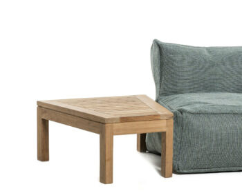 Dotty Teak Triangle Table