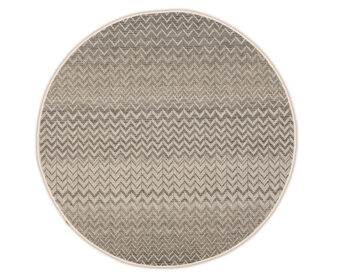 Dywan Ziggy Anthracite Beige Round