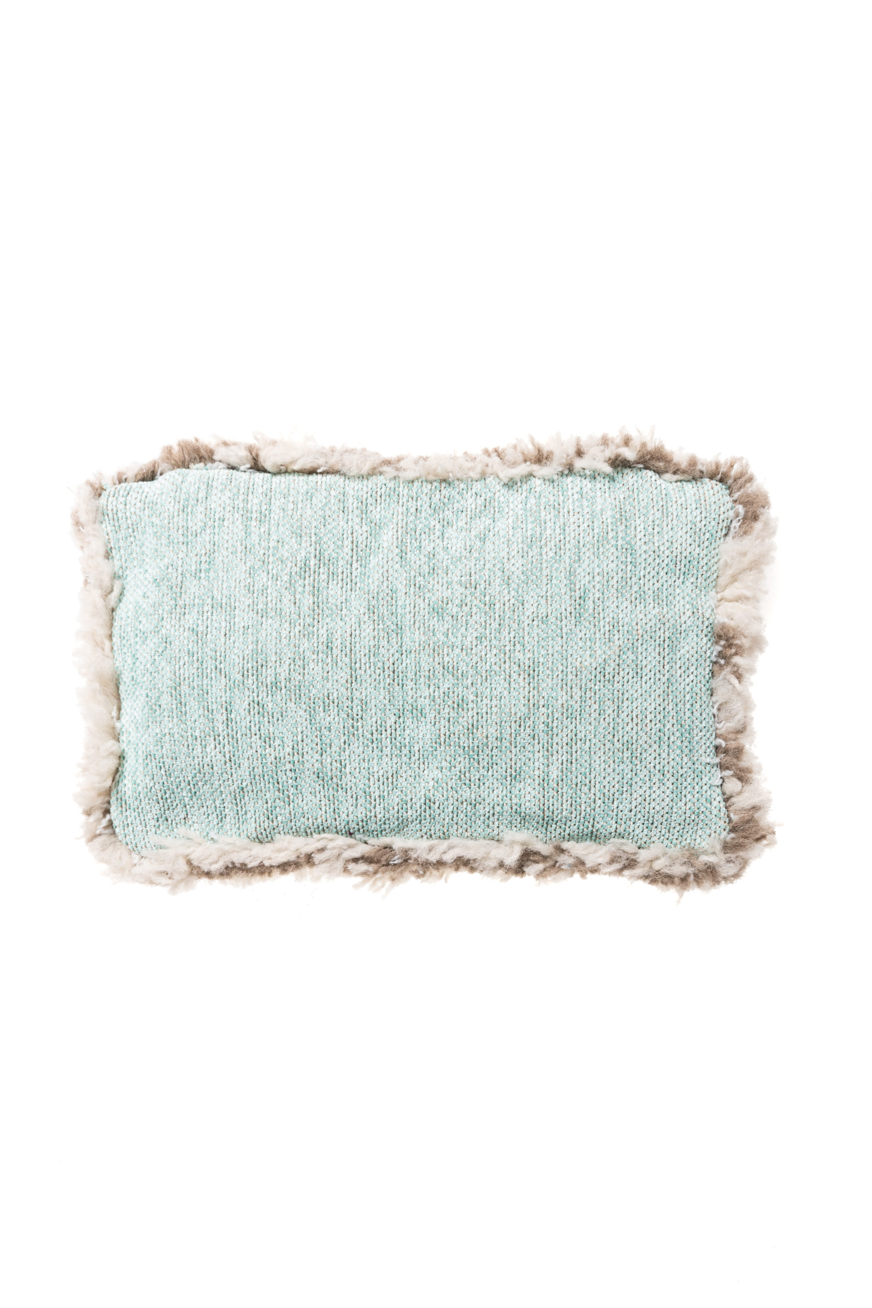 Silky pillow 50x30cm aqua
